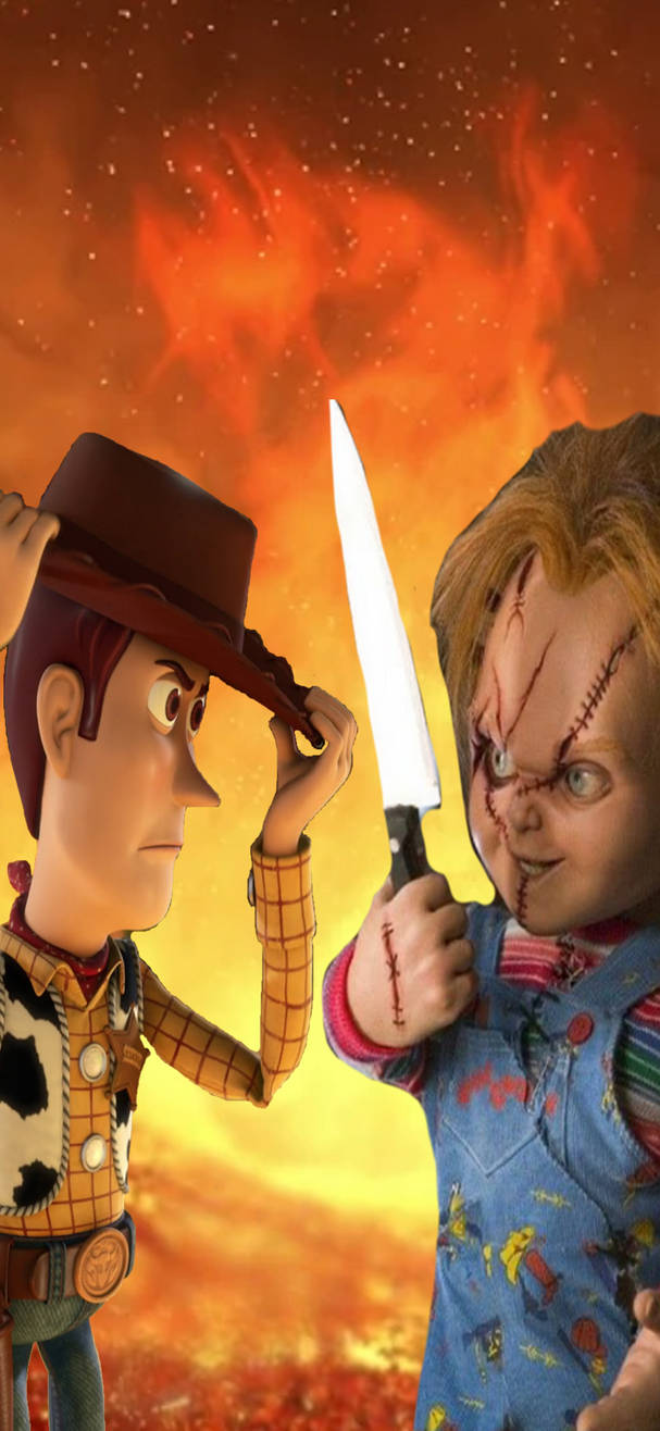 Woody Vs Chucky Iphone Wallpaper My Design By Batboy101 On Deviantart Woody Vs Chucky Iphone Wallpaper My Design By Batboy101 On Deviantart