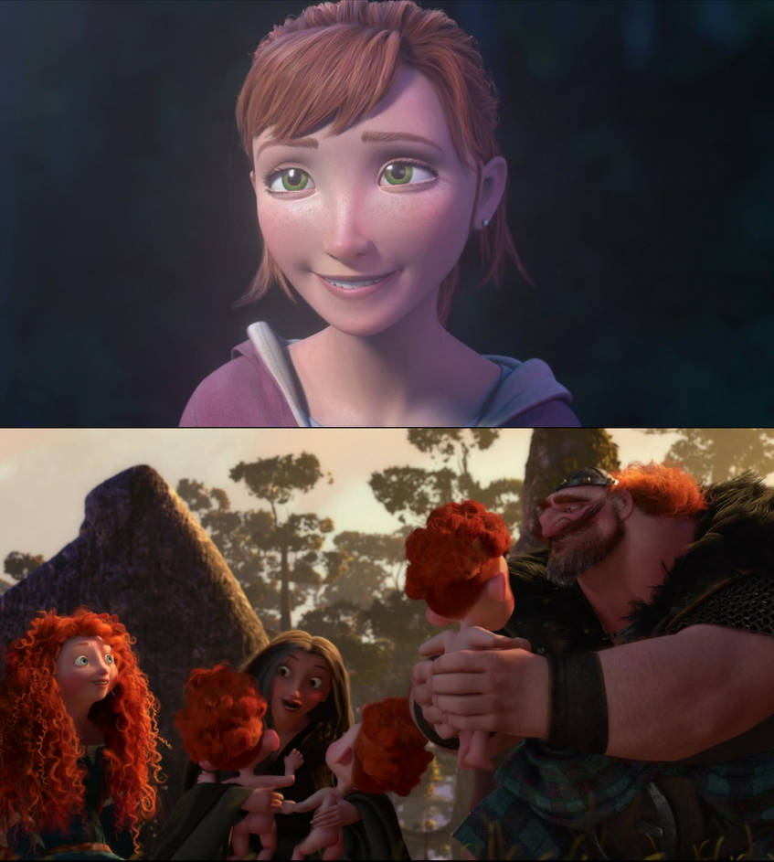MK Is Happy For Merida's Family Together by Batboy101 on DeviantArt