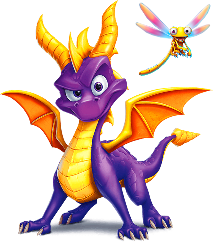 Spyro and Sparx 'Reignited' Vector by Batboy101 on DeviantArt