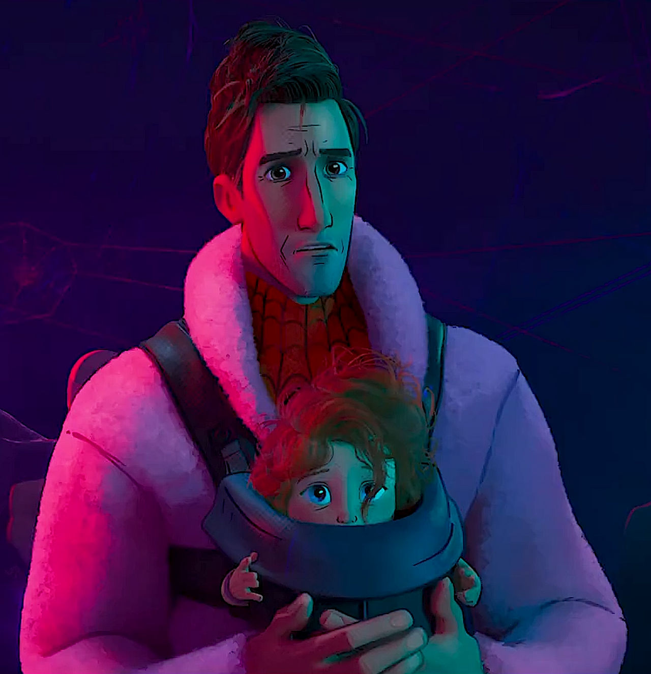 Peter B Parker And Baby Mayday Spider Verse By Batboy101 On DeviantArt Peter b parker and baby mayday spider verse by batboy101 on deviantart