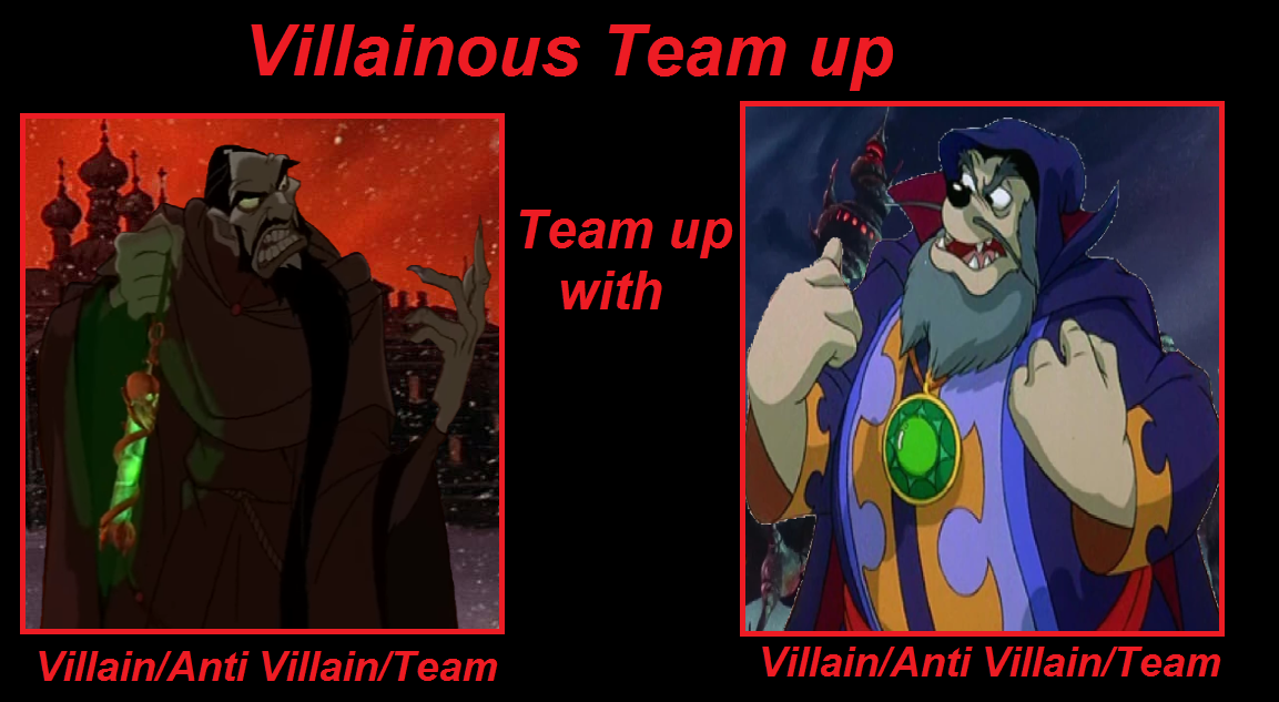 Merlock Villain Team Up - Rasputin and Merlock by Batboy101 on DeviantArt