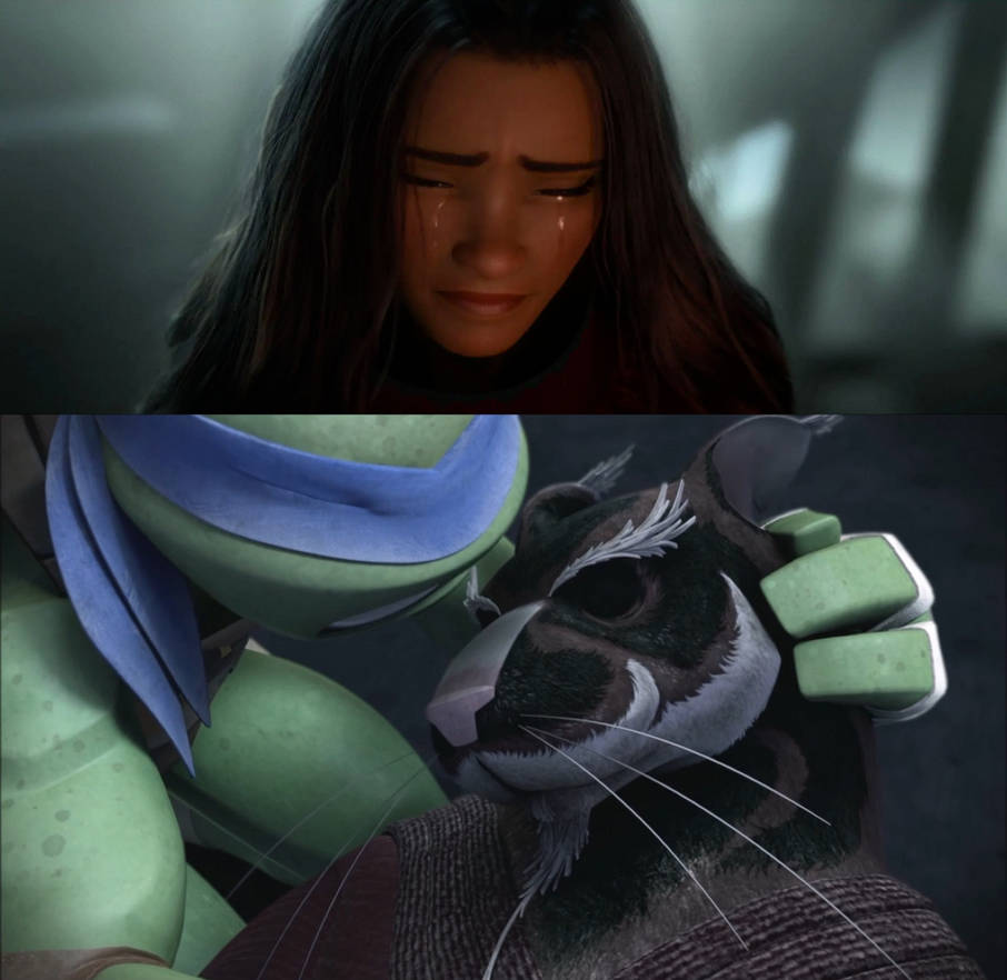 Master Splinter's Death Makes Raya Sad by Batboy101 on DeviantArt