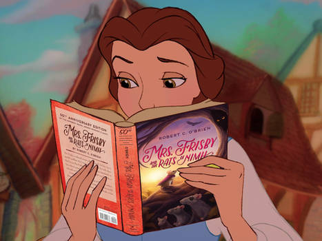 Belle Reading Mrs. Frisby and The Rats Of NIMH