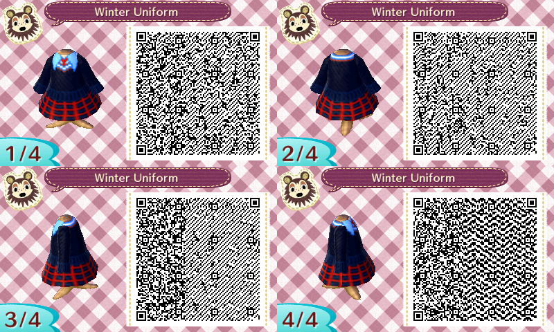 animal crossing new leaf qr codes winter dresses 860 Animal Crossing Winter Clothes ideas