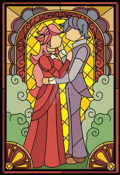 Romeo and Juliet (Stained Glass Window)