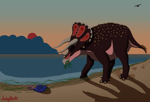 I'm done with DeviantArt (ft. Triceratops prorsus)