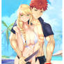 F/GO Artoria and Shirou Summer