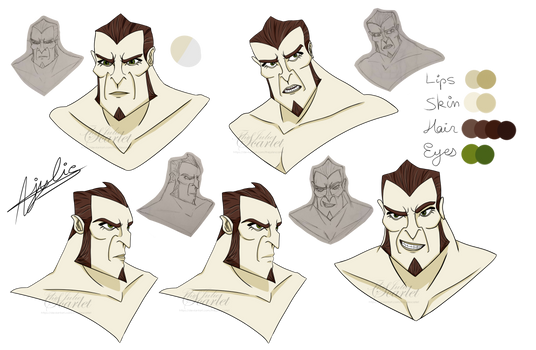 Dr. Thaddius Blakk Study - Expressions