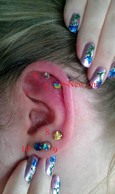 My New Piercings 2