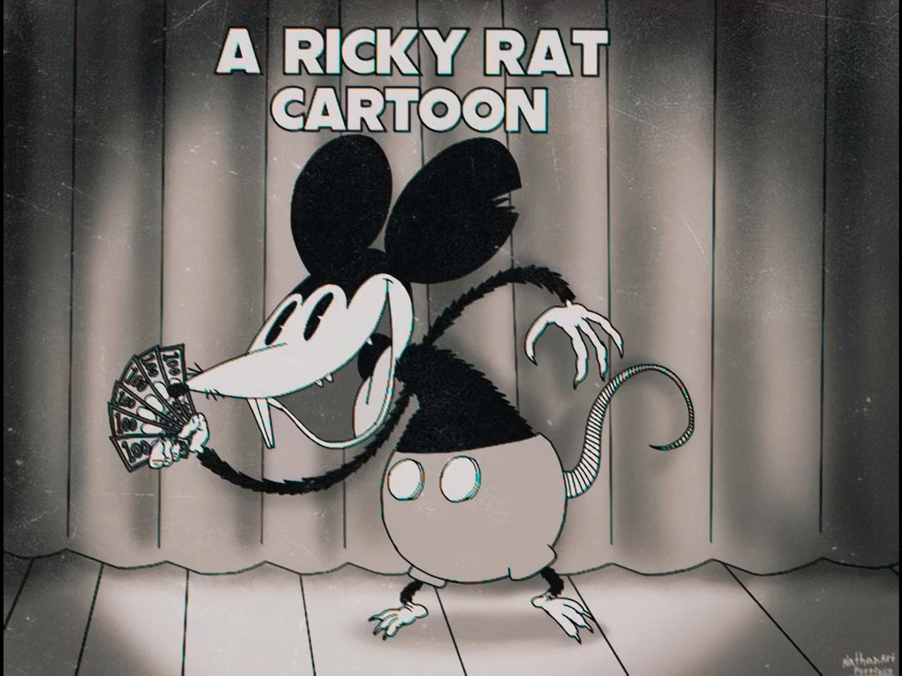 A Ricky Rat cartoon 1930s parody by NathanArtPortfolio on DeviantArt
