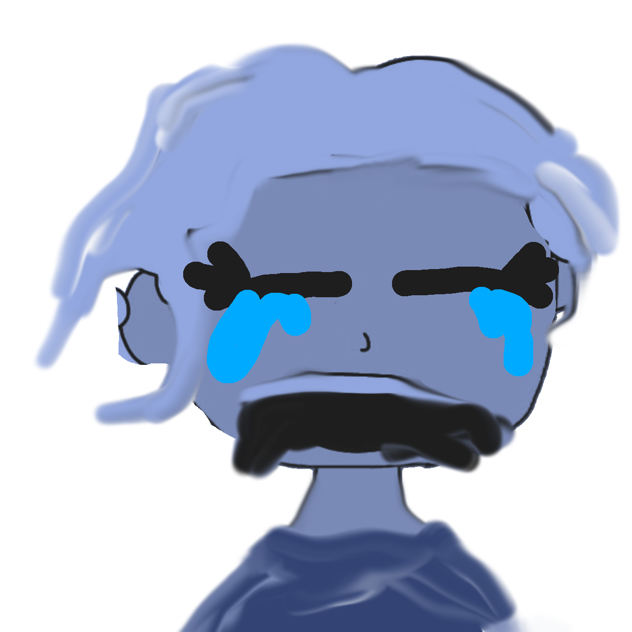 Sorrowful Man Face - Roblox