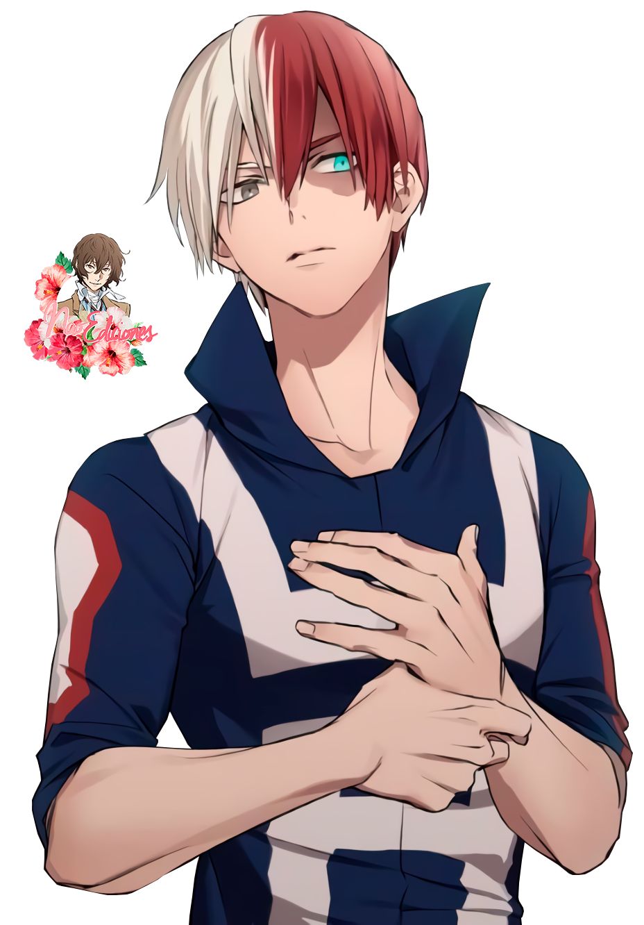 Render #40 - Todoroki Shoto - By NaoEdiciones by NaoEdiciones on DeviantArt