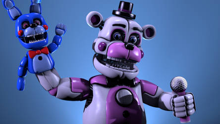 FNaF SL Pack- Funtime Freddy and BonBon