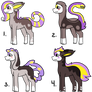 Yellow and Purple Finnedyr adopts (CLOSED)