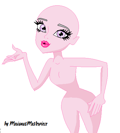 Draculaura Blow Kiss Base by MarianasMasterpiece