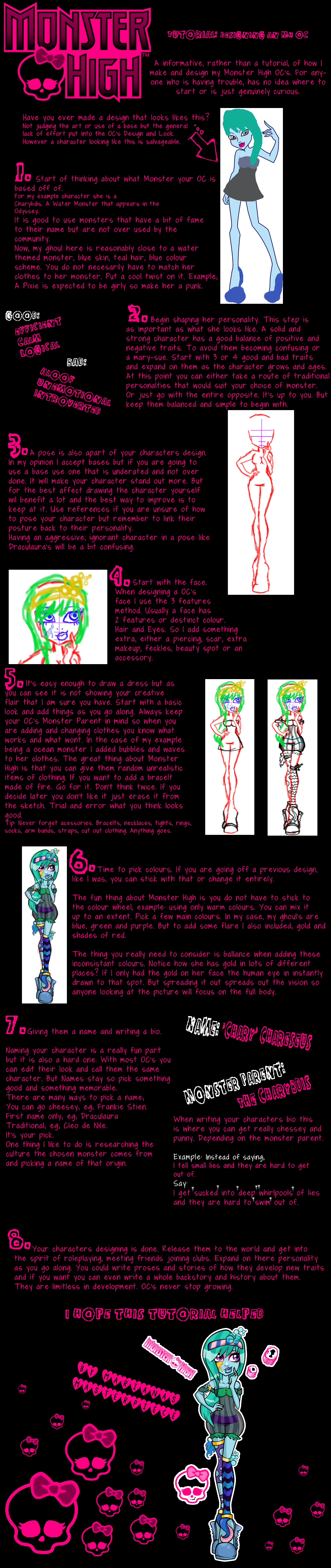 Monster High OC Design Tutorial