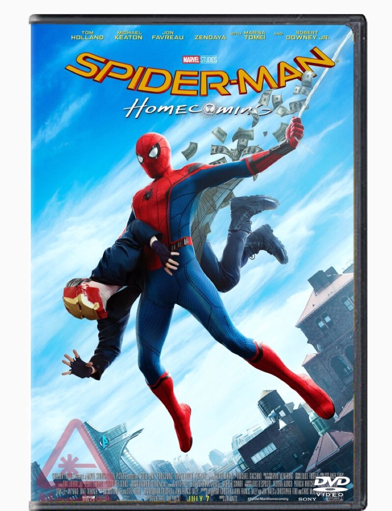 Spider-Man homecoming DVD cover #1