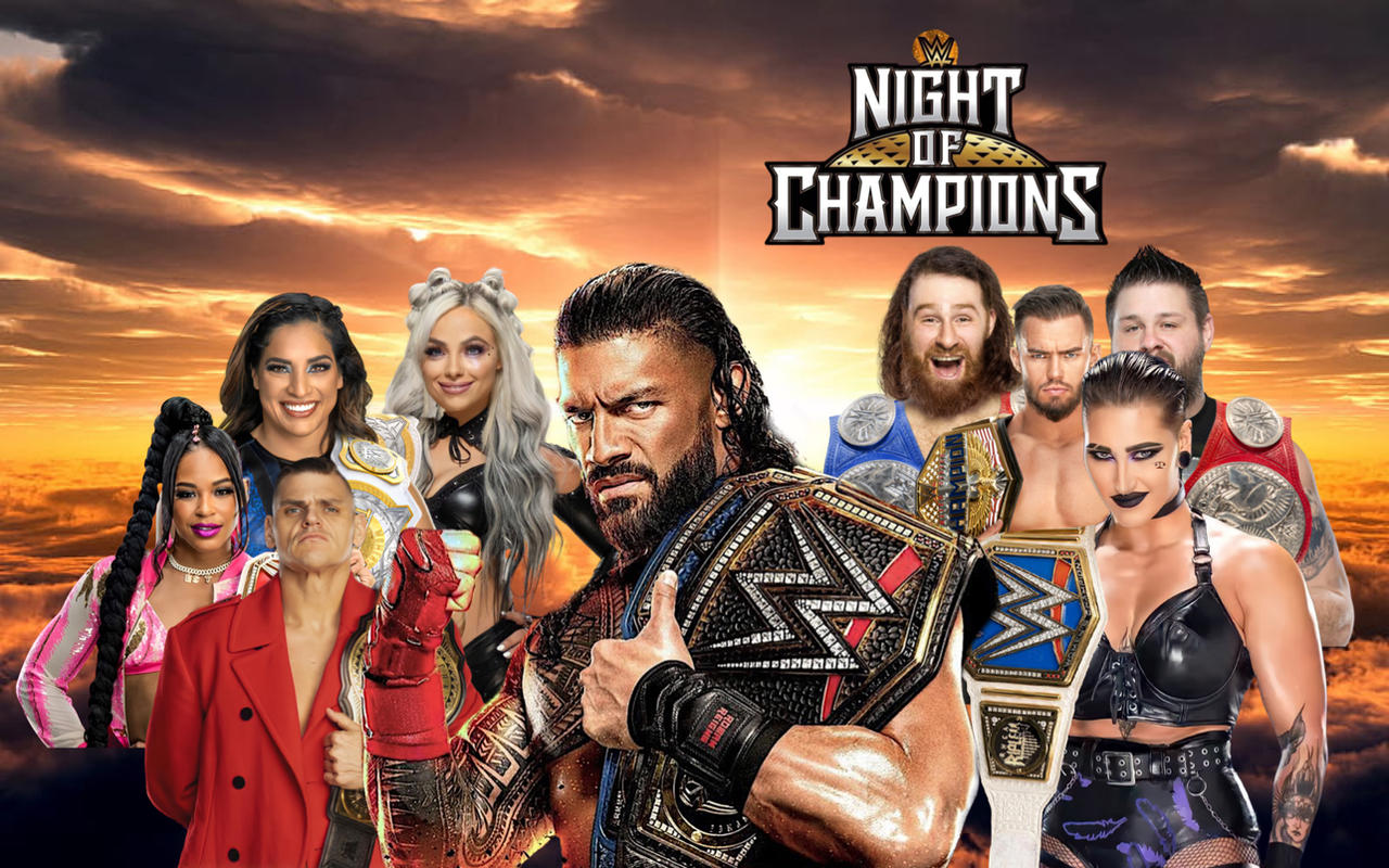 Wwe night of champions 2023 poster by 619rankin on DeviantArt