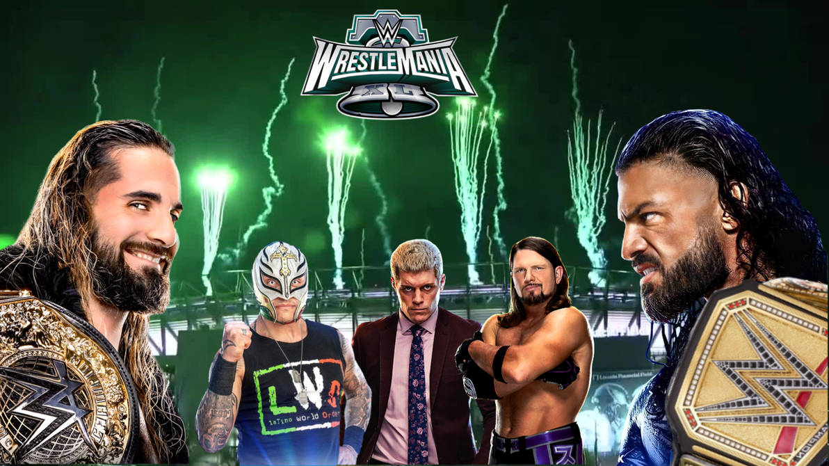 Wrestlemania 40 Poster V4 By 619rankin On DeviantArt wrestlemania-40-poster-v4-by-619rankin-on-deviantart