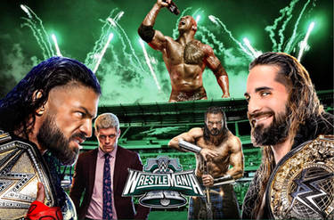 Wrestlemania 40 poster v5