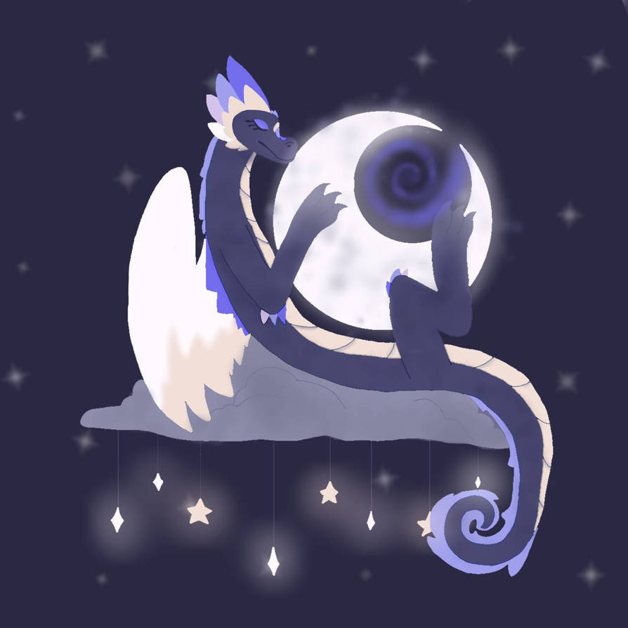 Moon Rabbit Dragon Moon dragon by RembemYT on DeviantArt