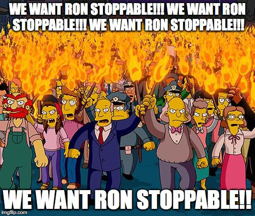 Angry simpsons mob want Ron Stoppable by MasterGojira on DeviantArt