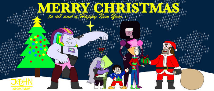 Steven Universe-Christmas Card (revised)