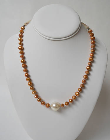 amber pearl necklace