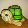 Crochet Turtle Jewelry Box