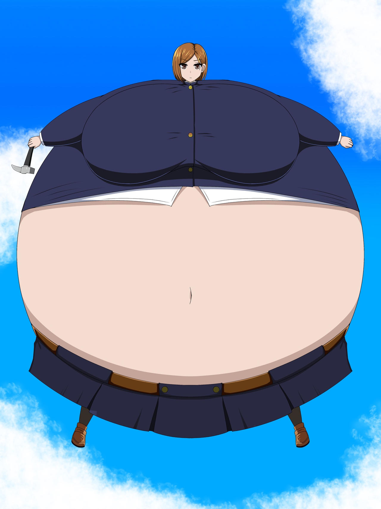 Body Inflation Mha nobara kugisaki bodyinflation by kudann2506 on DeviantArt