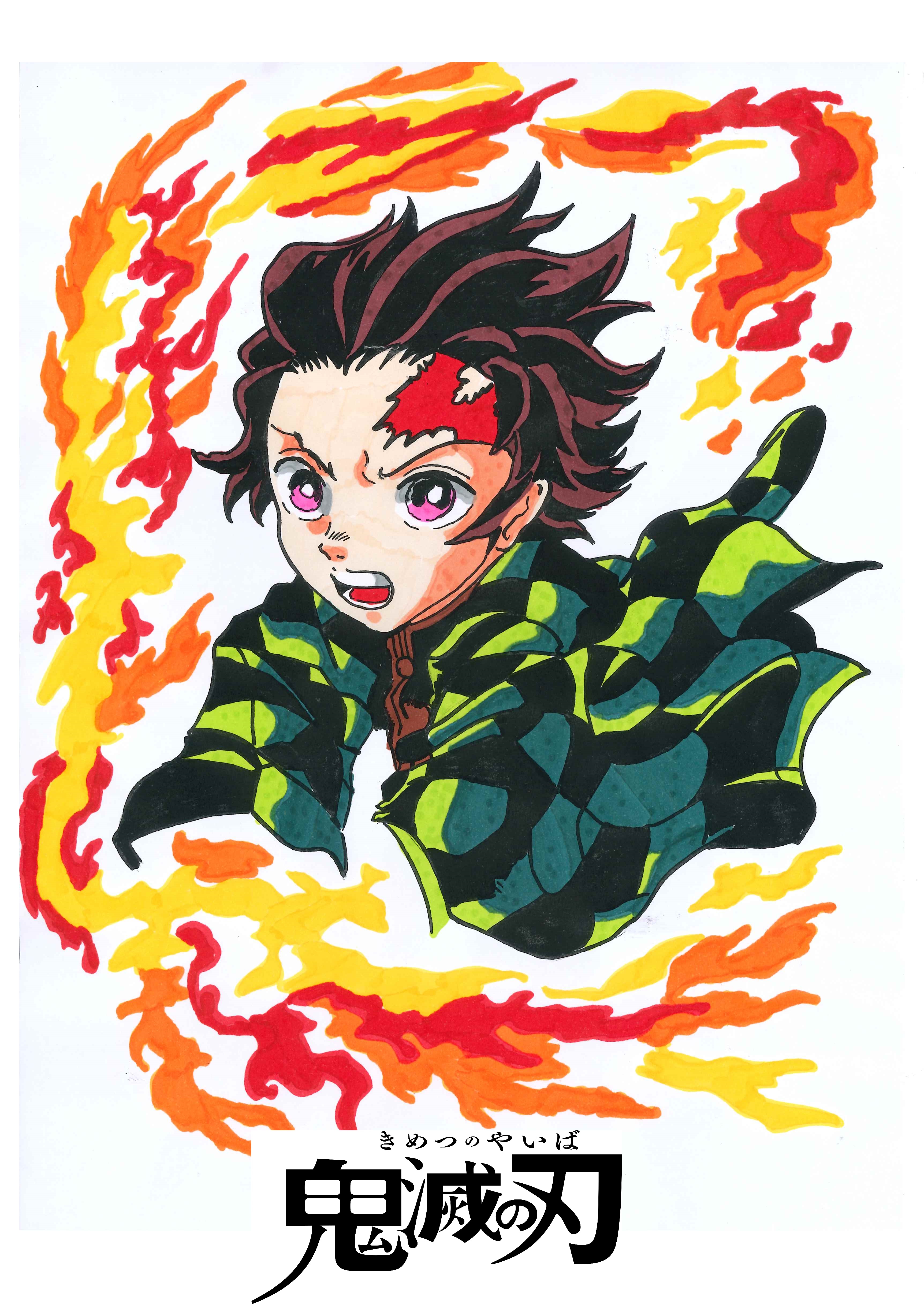 Kimetsu no yaiba 90's style by phoenixeverson on DeviantArt