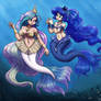 Mermaid Celestia and Luna