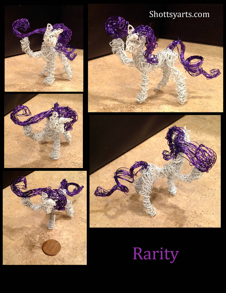 Mini Rarity_ Hair flip by ShottsyArts on DeviantArt