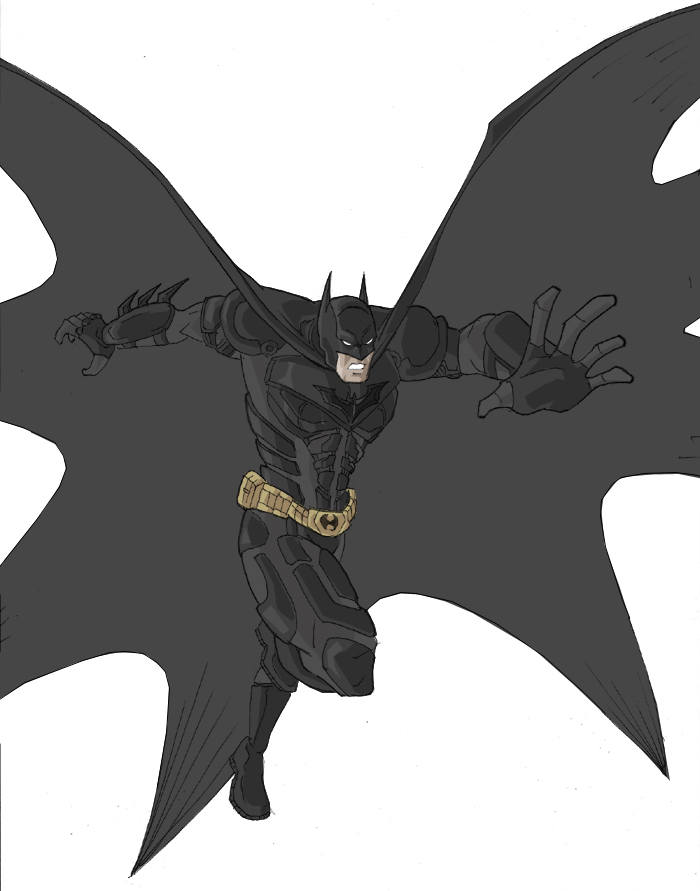 The Dark Knight Animated color