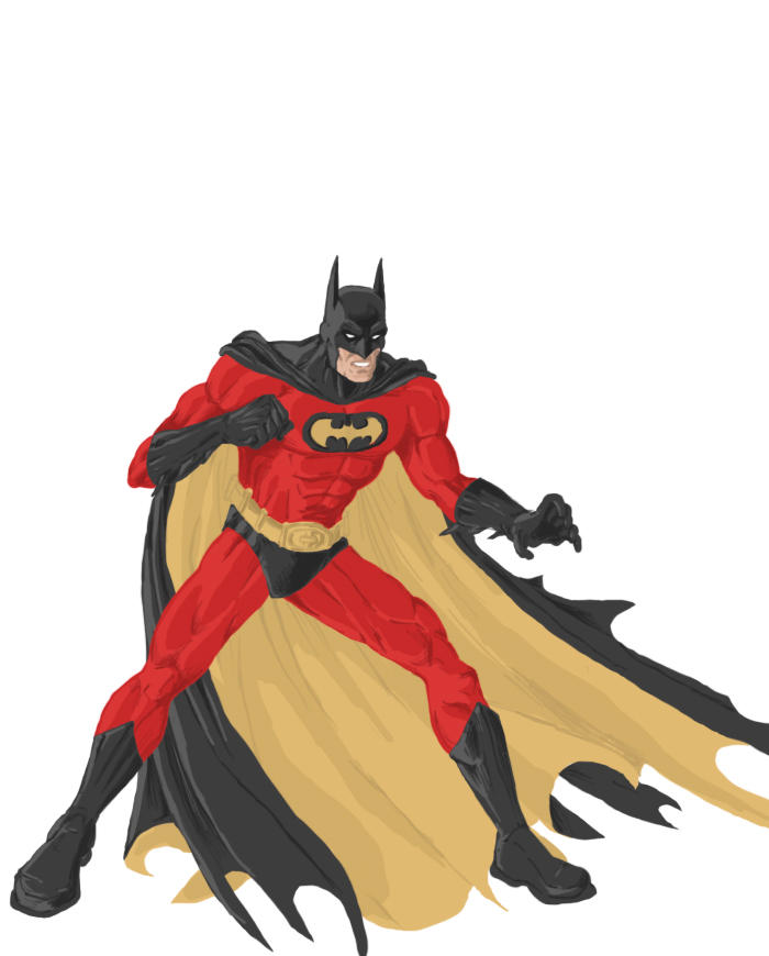 Batman in robin costume colors by phil-cho on DeviantArt
