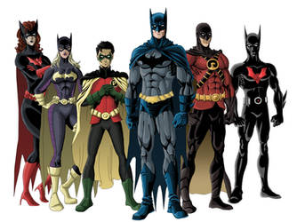 Bat family colored by phil-cho