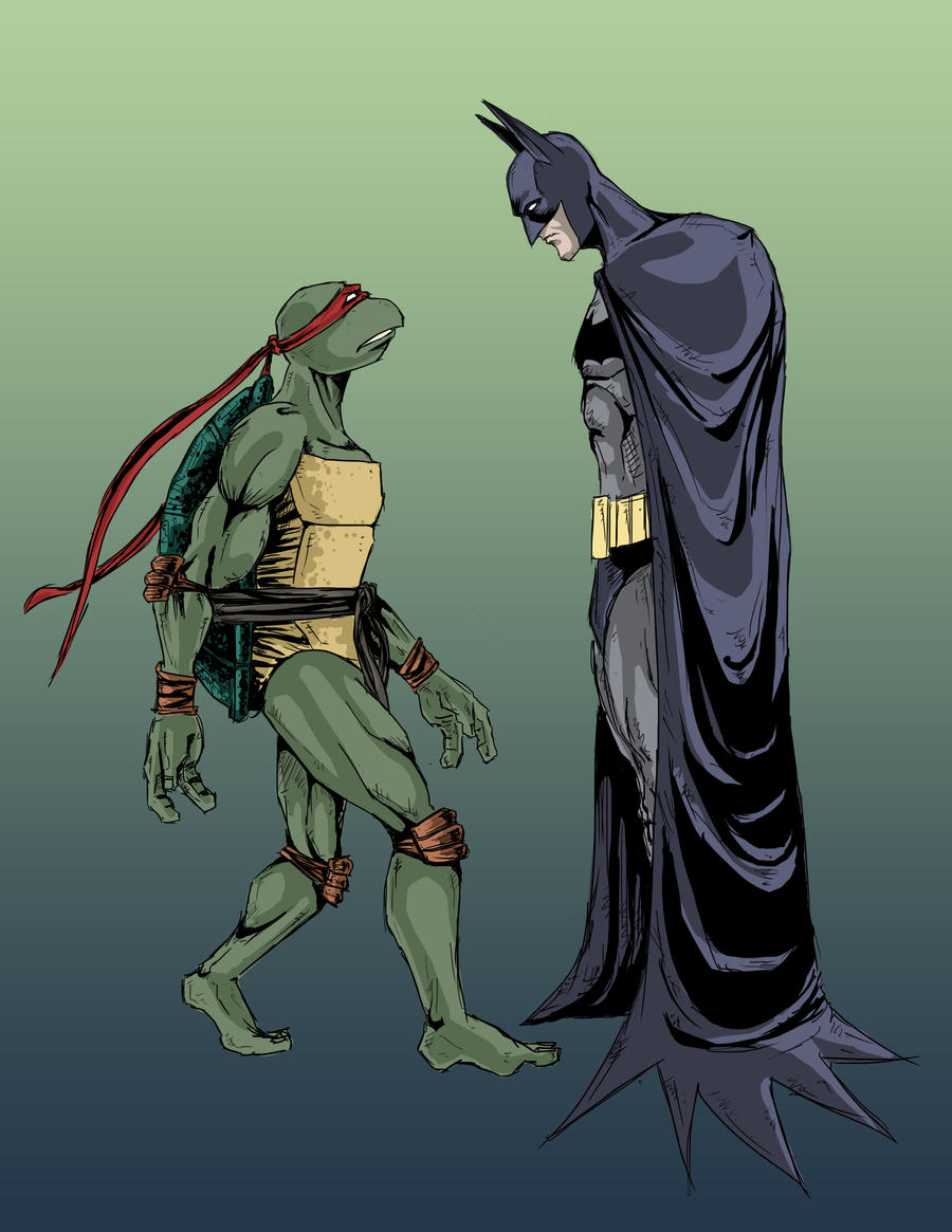 turtle meets bat by phil-cho on DeviantArt