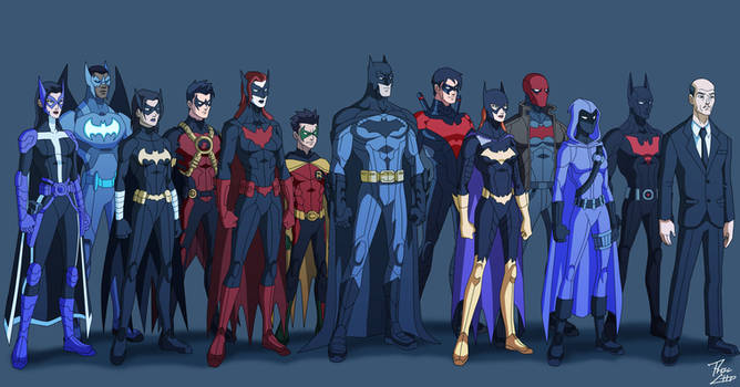 Bat Family: Gotham Crusaders by phil-cho