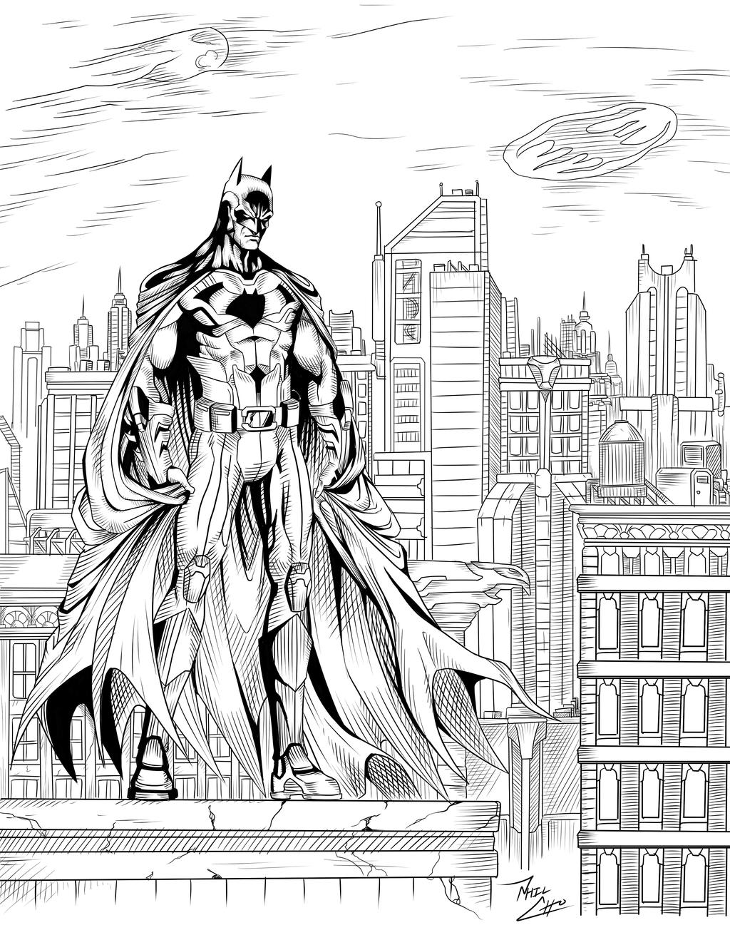 Batman Ink by phil-cho on DeviantArt