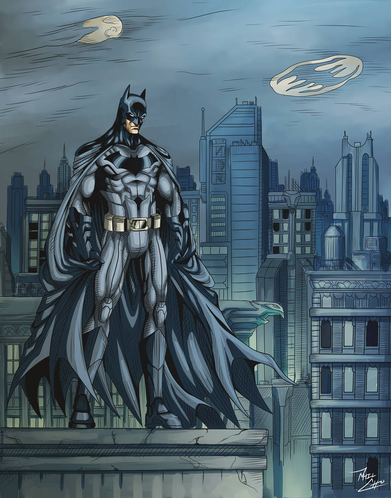 Batman Color by phil-cho on DeviantArt