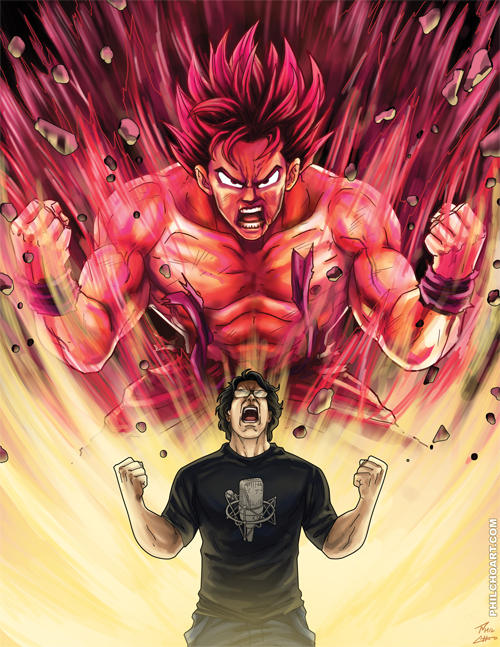 Goku commissioned by Sean Schemmel by philcho on DeviantArt