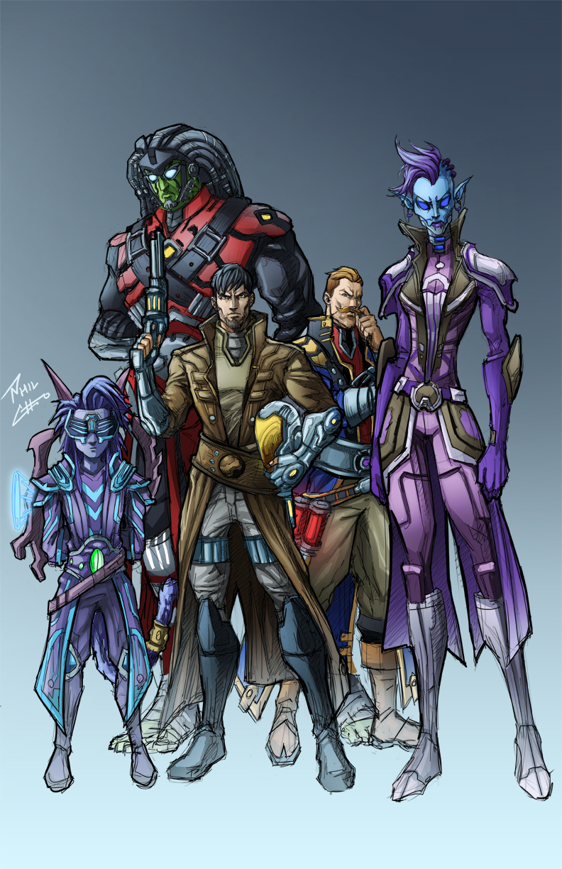 picture Deviantart Commissions Group wildstar group commission by phil cho