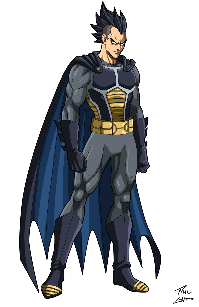 Brugeta (Vegeta/Batman fusion) by phil-cho on DeviantArt