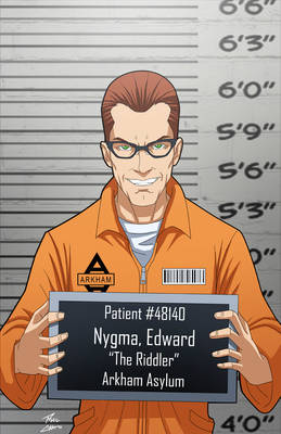 Edward Nygma locked up