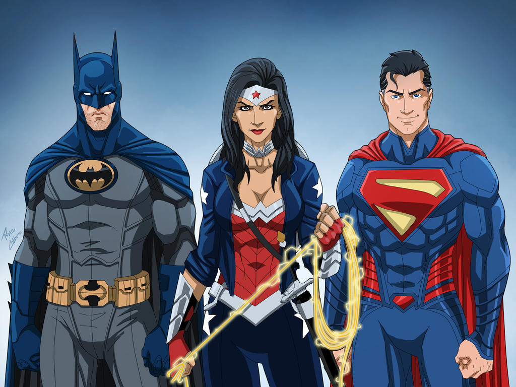 DC Trinity (Earth-27) by phil-cho
