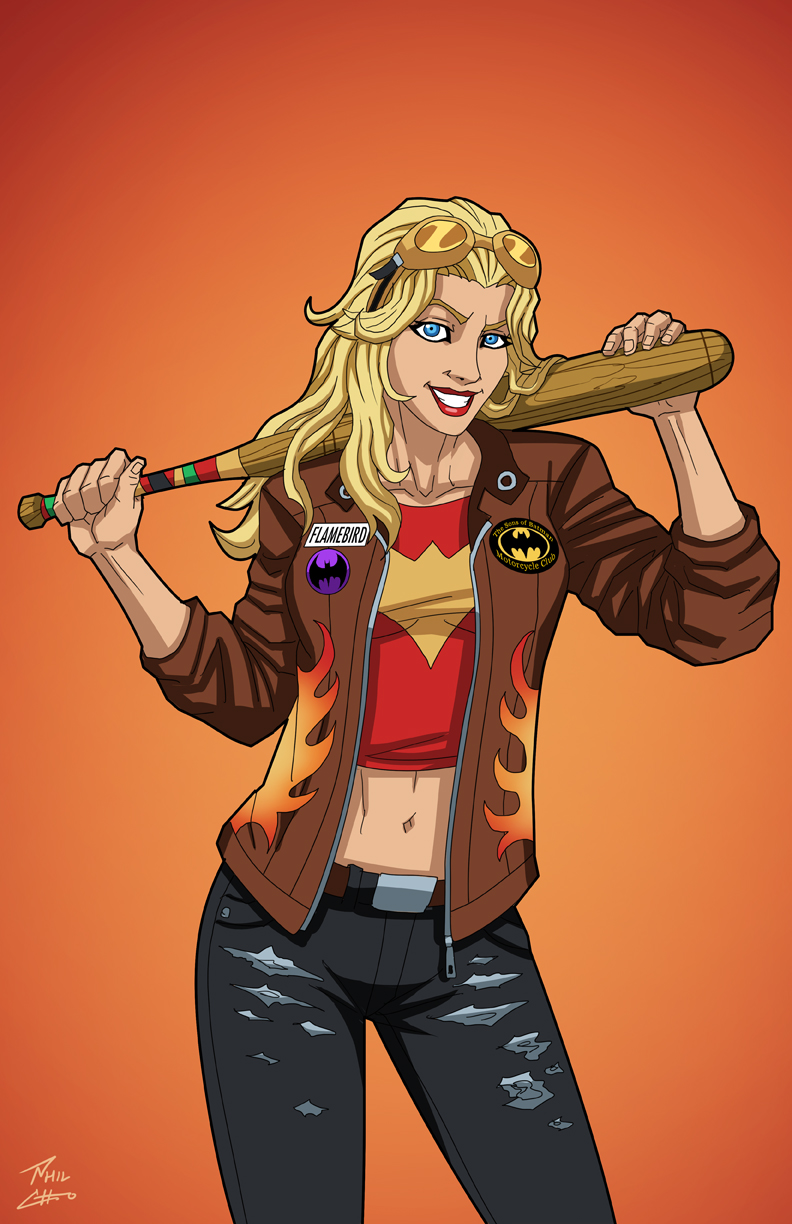 Bette 'Flamebird' Kane (Earth-27) commission