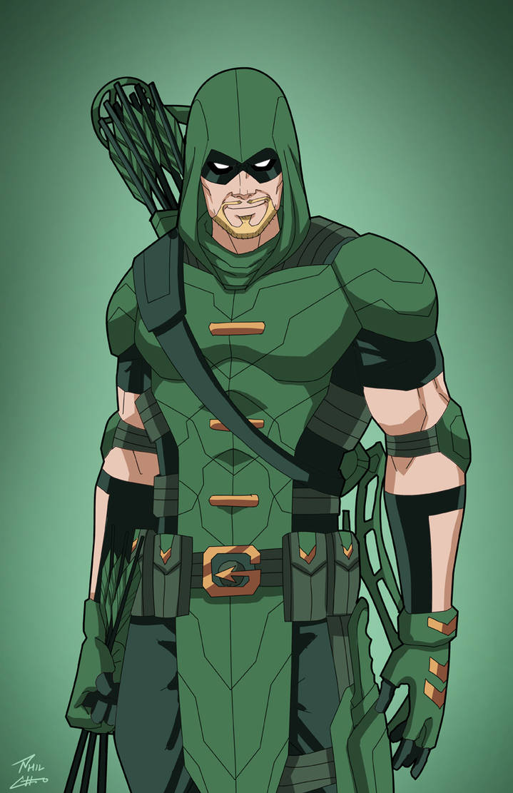 Green Arrow (Earth-27) commission by phil-cho