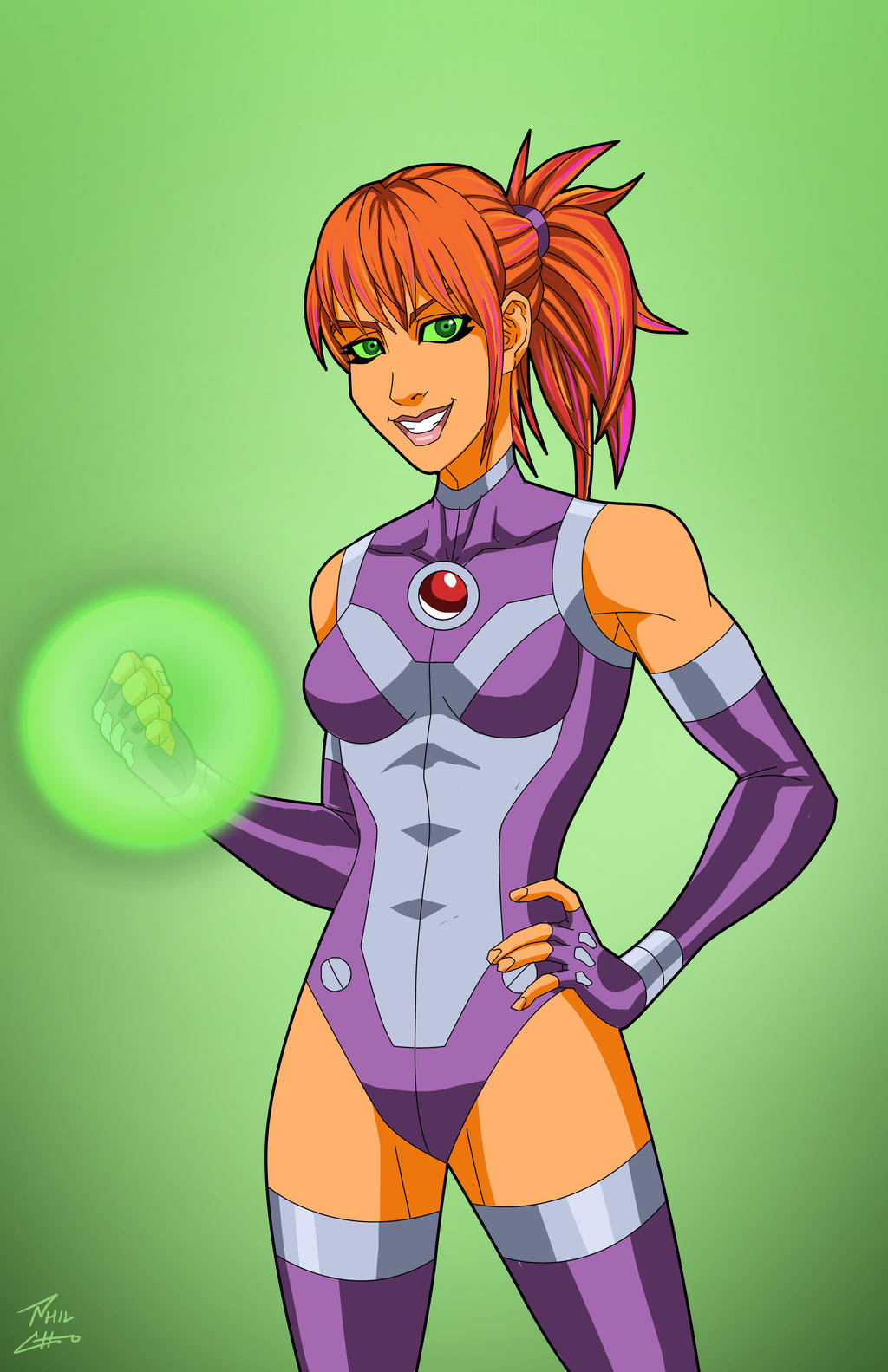 Starfire [teen] (Earth-27 ) commission