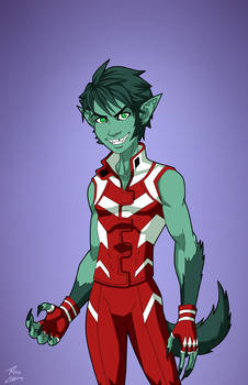 Beast Boy [teen] (Earth-27) commission