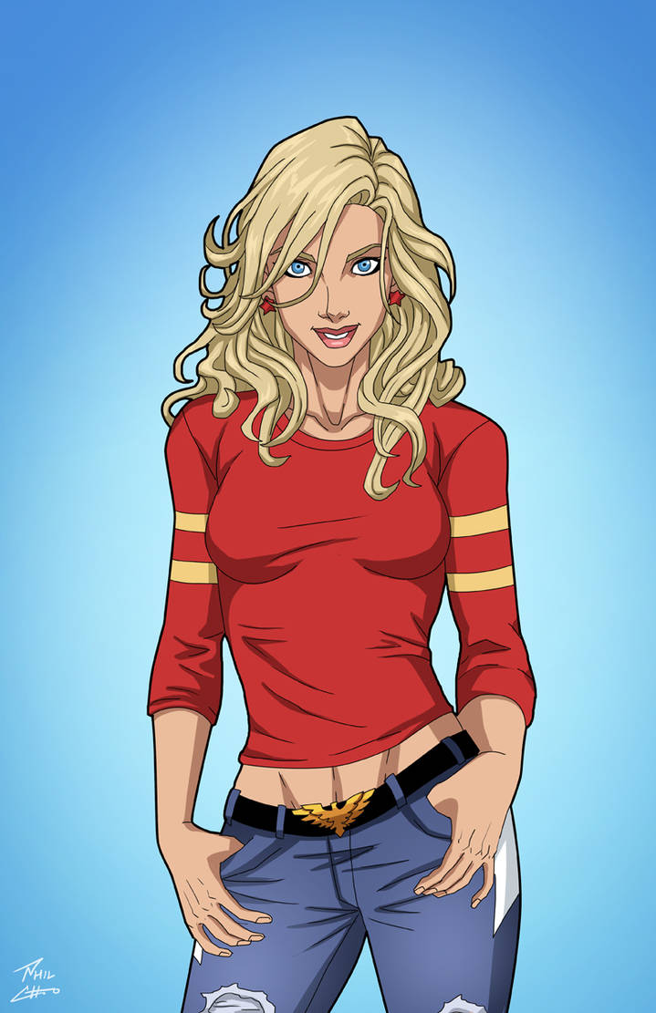 Cassie Sandsmark (Earth-27) commission by phil-cho